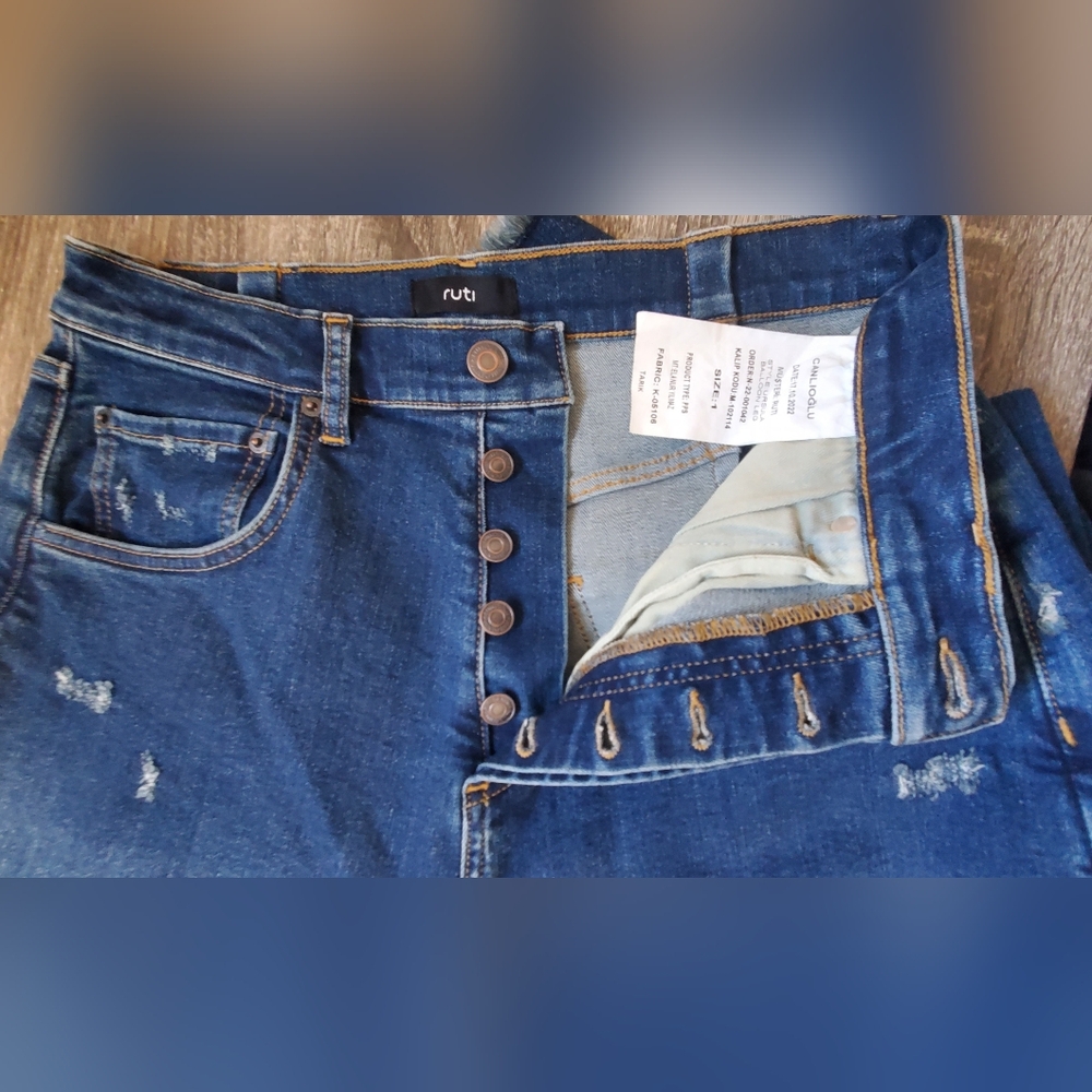 Ruti Women's Blue Jeans Size 1 Pre-owned Ursula Baloon Leg Style - Picture 6 of 16